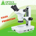 SC-6 Promotional price Industrial inspection zoom stereo microscope with high contrast optical system